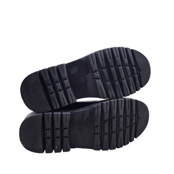 Truffle Collection Women's Chunky Sole Platform Zip Up Knee High Boots - 39 - Picture 7 of 8